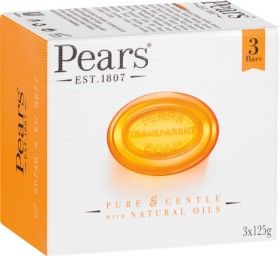 Pears+Pure+%26amp%3B+Gentle+Bar+Soap+3x125g