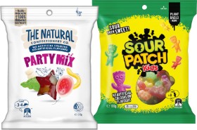 The+Natural+Confectionery+Co.+130%E2%80%91230g%2C+Sour+Patch+Kids+Bag+190g+or+Pascall+Lollies+150%E2%80%91300g+Selected+Varieties