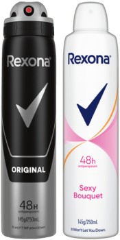 Rexona+Antiperspirant+Spray+250mL+Selected+Varieties