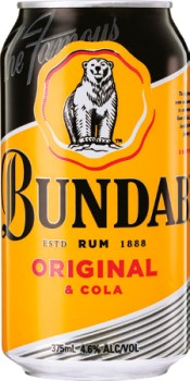 Bundaberg+4.6%25+Premix+Range+Cans+375mL+10+Pack