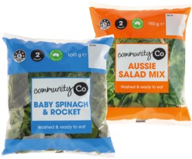 Community+Co+Baby+Spinach+%26amp%3B+Rocket+100g+or+Aussie+Salad+Mix+110g