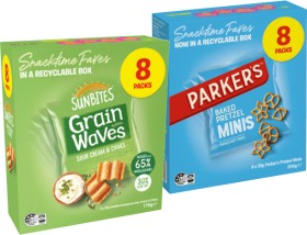 Sunbites+Grain+Waves%2C+Parker%26rsquo%3Bs+Pretzel+or+Smith%26rsquo%3Bs+Crinkle+Cut+Chips+8+Pack+Selected+Varieties