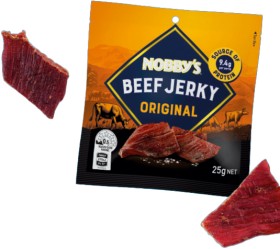 Nobby%26rsquo%3Bs+Beef+Jerky+25g+Selected+Varieties
