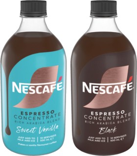 Nescaf-Espresso-Concentrate-500mL-Selected-Varieties on sale