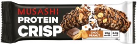 Musashi-Protein-Crisp-60g-Selected-Varieties on sale