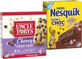 Nestl%26eacute%3B+Nesquik+Bars%2C+Uncle+Tobys+Muesli+Bars+or+Roll%E2%80%91Ups+5%E2%80%916+Pack+Selected+Varieties