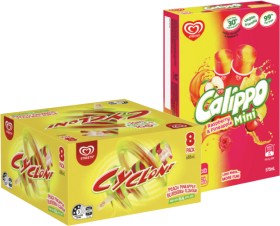 Streets+Calippo+Mini+10+Pack+or+Cyclone+Ice+Block+8+Pack+Selected+Varieties