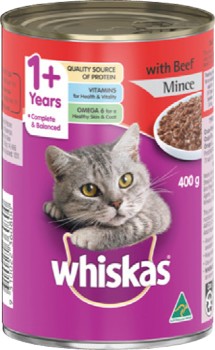 Whiskas-Wet-Cat-Food-400g-Selected-Varieties on sale