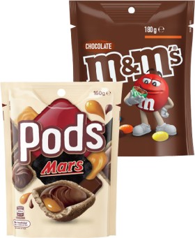 MMs-120180g-Pods-160g-or-Maltesers-120140g-Share-Pack-Selected-Varieties on sale