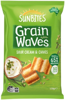 Sunbites+Grain+Waves+Wholegrain+Chips+170g+Selected+Varieties