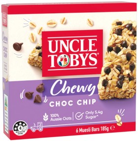 Uncle+Tobys+Muesli+Bars+5%E2%80%916+Pack+Selected+Varieties