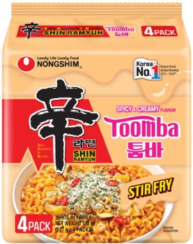 Nongshim+Shin+Ramyun+Toomba+Stir+Fry+Noodles+4+Pack