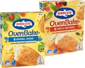 Birds+Eye+Oven+Bake+Fish+Fillets+425g+Selected+Varieties