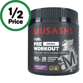 Musashi-Pre-Workout-Powder-225g on sale