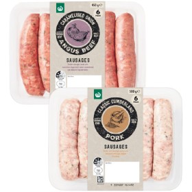 Woolworths-Premium-Butcher-Style-Sausage-Varieties-450-500g on sale