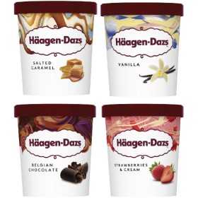 Haagen-Dazs-Ice-Cream-Varieties-457ml on sale