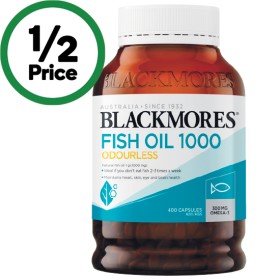 Blackmores+Odourless+Fish+Oil+1000mg+Capsules+Pk+400%23