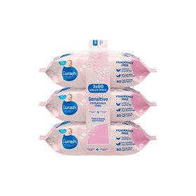 Curash+Baby+Wipes+Fragrance+Free+Pk+240