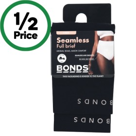 Bonds-Ladies-Seamless-Full-Brief-Assorted-Pk-2 on sale