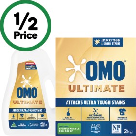 OMO+Ultimate+Laundry+Liquid+2+Litre+or+Powder+2+kg