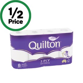Quilton-Classic-3-Ply-Toilet-Tissue-Pk-8 on sale