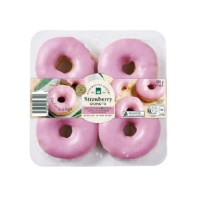 Woolworths+Strawberry%2C+Chocolate%2C+Caramel+or+Jam+Donut+Varieties+Pk+4