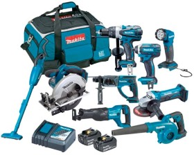 Makita-9-Piece-18V-Combo-Kit on sale