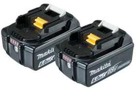 Makita+18V+6.0Ah+Battery+Twin+Pack