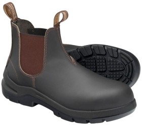 Blundstone+Unisex+Brown+%237508+DuraFit+Elastic-Side+Safety