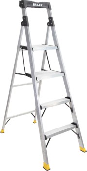 Bailey+120kg+4+Step+Twin+Platform+Step+Stool