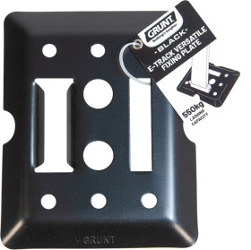 GRUNT-Black-E-Track-Versatile-Fixing-Plate on sale