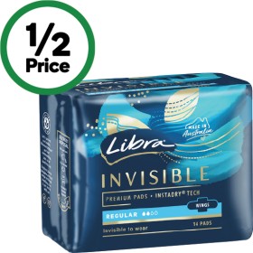 Libra+Invisible+Pads+Regular+Pk+14