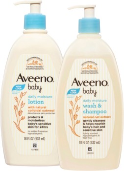 Aveeno-Baby-Daily-Moisture-Lotion-or-Wash-Shampoo-532mL on sale