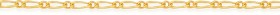 9ct-Gold-45cm-Solid-Figaro-11-Chain on sale