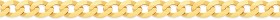 9ct-Gold-55cm-Solid-Flat-Curb-Chain on sale