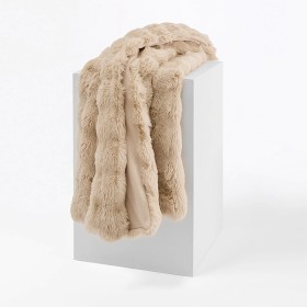Faux+Fur+Throw+-+Taupe