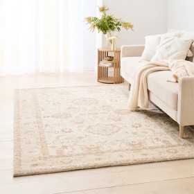 Sana-Wool-Rich-Rug-Beige-Large-235cm-x-160cm on sale