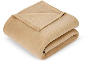 Soft+Fleece+Blanket+-+Queen%2FKing+Bed%2C+Natural