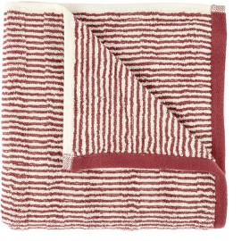 Stripe+Cotton+Bath+Towel+-+Port