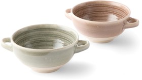 Set+of+2+Green+and+Chocolate+Bowls