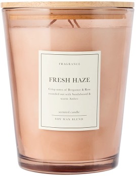 XL+Fresh+Haze+Soy+Wax+Blend+Scented+Candle