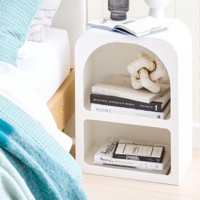 Arched+Bedside+Table