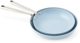 2+Pack+Ceramic+Coated+Non-Stick+Fry+Pans
