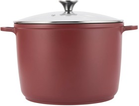 10L+Cast+Aluminium+Stock+Pot+-+Red