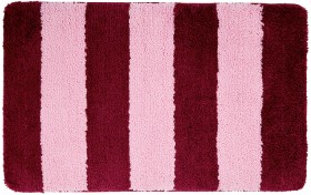 Memory+Foam+Bath+Mat+-+Berry+Stripe