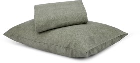 Marle+Cotton+Flannelette+Sheet+Set+-+Single+Bed%2C+Green
