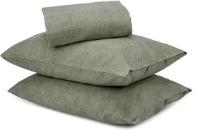 Marle+Cotton+Flannelette+Sheet+Set+-+Double+Bed%2C+Green