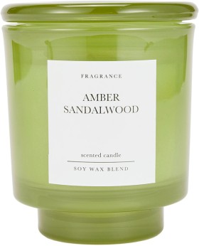 Pistachio+Glass+Candle