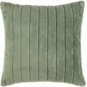 50cm+Faux+Fur+Cushion+-+Green