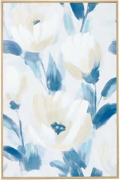 Indigo+Bloom+Framed+Canvas+-+90cm+x+60cm